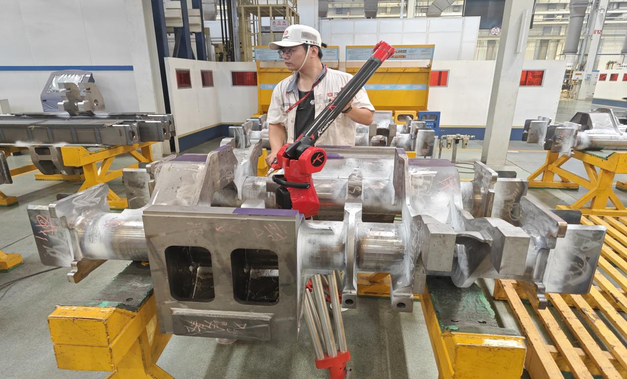 法国科瑞朗KREON关节臂三坐标测量机在轨道交通制造领域的应用